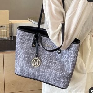 M Dotted Tote Bag